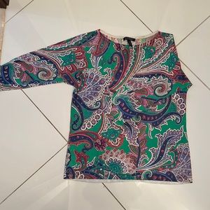 Lauren Ralph Lauren top size large